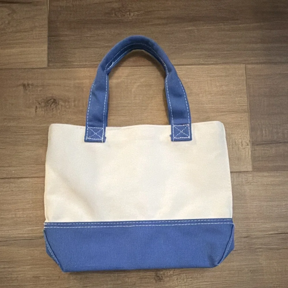 Pottery Barn Kids Toy Story Cotton Small Tote Bag Buzz Woody Jessie Blue/White